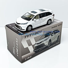 Load image into Gallery viewer, Masdi 1:64 White Sienna MPV Mini Van Sports Model Diecast Metal Car New Collection