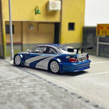 Load image into Gallery viewer, DCM 1:64 NFS Silver Blue M3 GTR E46 Coupe Sports Model Diecast Metal Car New Collection