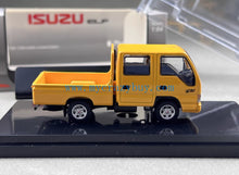 Load image into Gallery viewer, Model1 1:64 Yellow Isuzu ELF Double Cabin Truck Model Metal Diecast Car New Collection