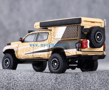 Load image into Gallery viewer, GCD 1:64 Yellow TACOMA Camper Pickup ORV Sports Model Diecast Metal Car New Collection
