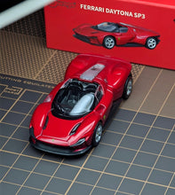 Load image into Gallery viewer, Bburago 1:64 Red Ferrari Daytona SP3 Racing Sports Model Diecast Metal Car New Collection