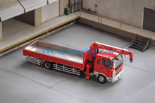 Load image into Gallery viewer, GCD 1:64 Red Fuso Fighter Crane Truck Model Diecast Metal Car New Collection