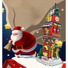 Load image into Gallery viewer, 1084PCS MOC Christmas Count Down Clock Tower Model Toy Building Block Brick Gift Kids Compatible Lego