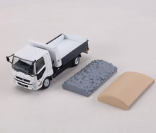 Load image into Gallery viewer, GCD 1:64 2013 White Fuso Fighter FK61F Dump Truck Model Diecast Metal Car New Collection