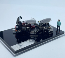 Load image into Gallery viewer, HG 1:64 Plating Black RWB 930 Figure Sports Open Model Diecast Metal Car New Collection