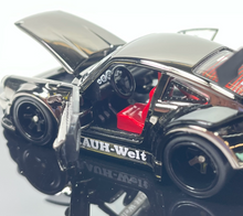 Load image into Gallery viewer, HG 1:64 Plating Black RWB 930 Figure Sports Open Model Diecast Metal Car New Collection