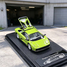 Load image into Gallery viewer, RM 1:64 Green Diablo Sports Open Model Diecast Metal Car Box New Collection