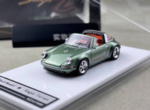 Load image into Gallery viewer, Zincit 1:64 APA Green 964 Singer Targa Sports Model Diecast Metal Car Box New Collection