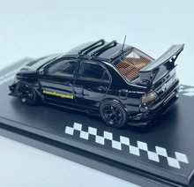 Load image into Gallery viewer, IHCM 1:64 Black Lancer EVO IX 9 GSR Widebody Sport Model Diecast Metal Car New Collection