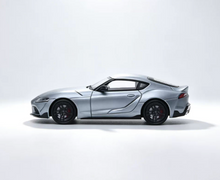 Load image into Gallery viewer, ATS 1:64 Silver Blue GR Supra A90 Coupe Sports Model Diecast Metal Car Box New Collection