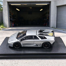 Load image into Gallery viewer, RM 1:64 Silver Diablo Sports Open Model Diecast Metal Car Box New Collection