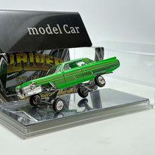 Load image into Gallery viewer, 97m 1:64 Green 1964 Deville Coupe Lowrider Sports Model Diecast Metal Car New Collection