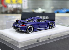 Load image into Gallery viewer, HH 1:64 Navy Blue Gemballa Mirage GT Sports Model Diecast Metal Car Box New Collection