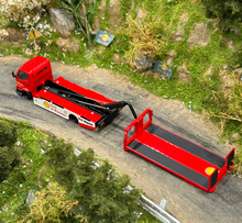 Load image into Gallery viewer, CC 1:64 Red Hino H300 Custom Tow Flatbed Truck Model Diecast Metal Car New Collection