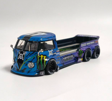 Load image into Gallery viewer, Liberty 1:64 Purple VW T1 Pickup Trailer 6x6 Sport Model Diecast Metal Car New Collection