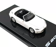 Load image into Gallery viewer, HJ64 1:64 JDM White S2000 AP1 Sports Model Diecast Metal Car Box New Collection