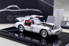 Load image into Gallery viewer, YS 1:64 Silver 300SLR Red Interior Sports Open Model Diecast Metal Car New Collection