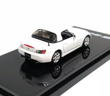 Load image into Gallery viewer, HJ64 1:64 JDM White S2000 AP1 Sports Model Diecast Metal Car Box New Collection
