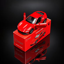 Load image into Gallery viewer, Bburago 1:64 Red Roma Sports Open Model Diecast Metal Car Box New Collection