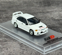 Load image into Gallery viewer, ATS 1:64 APA JDM White Lancer EVO IV 4 Sports Open Model Diecast Metal Car New Collection