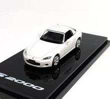 Load image into Gallery viewer, HJ64 1:64 JDM White S2000 AP1 Sports Model Diecast Metal Car Box New Collection