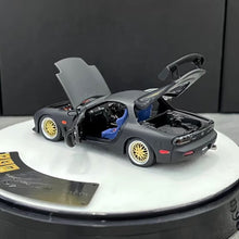 Load image into Gallery viewer, PGM 1:64 Black RX7 FD3s Round Sports Open Model Diecast Metal Car New Collection