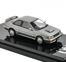 Load image into Gallery viewer, HJ64 1:64 Gray Corolla Levin GT-Z AE92 Sport Model Diecast Metal Car Box New Collection