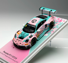 Load image into Gallery viewer, AR 1:64 Pink 911 GT3 R #22 Racing Sports Model Diecast Metal Car Box New Collection