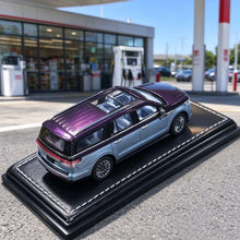 Load image into Gallery viewer, WTX 1:64 APA Purple Blue Navigator SUV Sports Model Diecast Metal Car Box New Collection