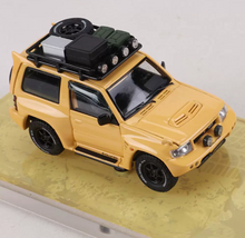 Load image into Gallery viewer, IHCM 1:64 Yellow Pajero EVO V55 ORV SUV Open Model Diecast Metal Car Box New Collection