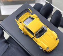 Load image into Gallery viewer, Star 1:64 Yellow RWB 964 GT Widebody Sports Model Diecast Metal Car Box New Collection