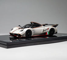 Load image into Gallery viewer, LCD 1:43 White Huayra R Sports Open Model Diecast Metal Car Box New Collection
