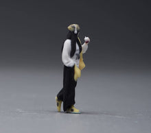Load image into Gallery viewer, 1:64 Painted Figure Model Miniature Resin Diorama Walking Yellow Bag Woman Girl