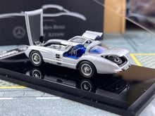 Load image into Gallery viewer, YS 1:64 Silver 300SLR Blue Interior Sports Open Model Diecast Metal Car New Collection