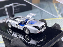 Load image into Gallery viewer, YS 1:64 Silver 300SLR Blue Interior Sports Open Model Diecast Metal Car New Collection