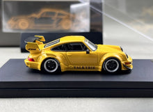 Load image into Gallery viewer, Star 1:64 Yellow RWB 964 GT Widebody Sports Model Diecast Metal Car Box New Collection