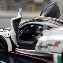 Load image into Gallery viewer, LCD 1:43 White Huayra R Sports Open Model Diecast Metal Car Box New Collection