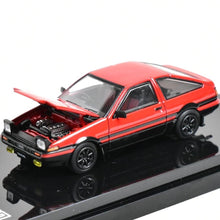 Load image into Gallery viewer, HJ64 1:64 JDM Red TRUENO AE86 Sports Open Model Diecast Metal Car New Collection