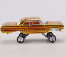 Load image into Gallery viewer, 97m 1:64 APA Gold Blossom Impala Low Rider Sports Model Diecast Metal Car New Collection