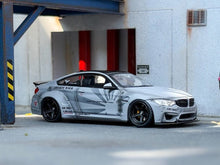Load image into Gallery viewer, Fine 1:64 APA Gray M4 F82 Coupe Widebody Sport Model Diecast Metal Car Box New Collection