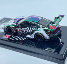 Load image into Gallery viewer, HA 1:64 Plating Dinosaur 911 GT3 R Sports Model Diecast Metal Car Box New Collection