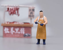 Load image into Gallery viewer, 1:64 Painted Figure Model Miniature Resin Diorama Pork Butcher Stall Men Set
