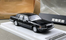 Load image into Gallery viewer, MK 1:64 1990 Signature Black Town Classic Sedan Model Diecast Metal Car New Collection
