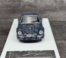 Load image into Gallery viewer, Zincit 1:43 APA Blue 911 Singer Coupe Sports Model Diecast Metal Car Box New Collection