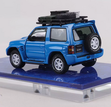 Load image into Gallery viewer, IHCM 1:64 Blue Pajero EVO V55 ORV SUV Open Model Diecast Metal Car Box New Collection