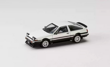 Load image into Gallery viewer, HJ64 1:64 JDM White TRUENO AE86 Sports Open Model Diecast Metal Car Box New Collection