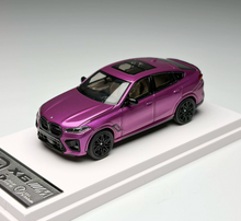 Load image into Gallery viewer, Bmer 1:64 Purple X6M SUV Sports Model Diecast Metal Car Box New Collection