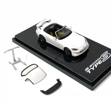 Load image into Gallery viewer, HJ64 1:64 JDM White S2000 Type S Sports Model Diecast Metal Car Box New Collection