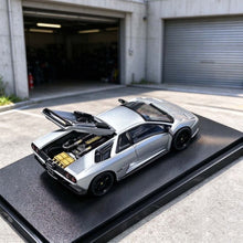 Load image into Gallery viewer, RM 1:64 Silver Diablo Sports Open Model Diecast Metal Car Box New Collection