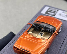 Load image into Gallery viewer, Bliss 1:64 Orange C6 Convertible Coupe Sports Model Diecast Metal Car Box New Collection